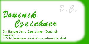 dominik czeichner business card